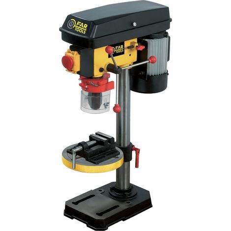 Fartools – Perceuse magnétique 350W – Mandrin autoserrant 16mm – 5 vitesses de 620 à 2620tr/min – Table ronde Ø165mm – Pour percer tous matériaux (1/5)