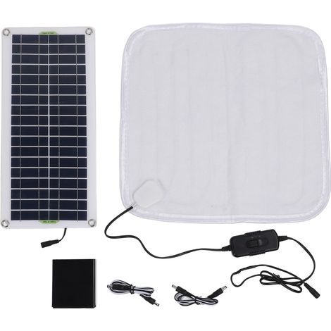 Pannello solare portatile da 50 W con copertura elettrica da 20 W a 12 V, vano batteria, ricarica efficiente per campeggio ed escursionismo all'aperto (1/5)
