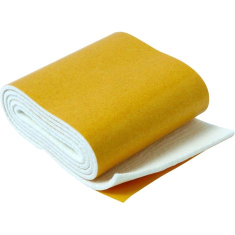 Brinox B62760B Slip Feltro, Bianco, 85 mm x 1 m (1/2)
