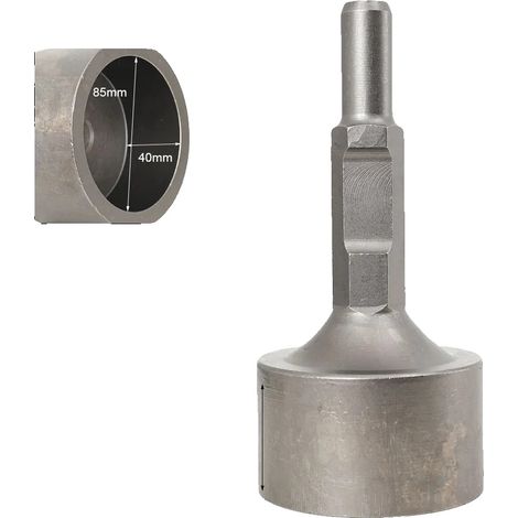 Conduttore a palo, in acciaio legato resistente, compatibile con martelli pneumatici, 65A 85x105x220mm (1/2)
