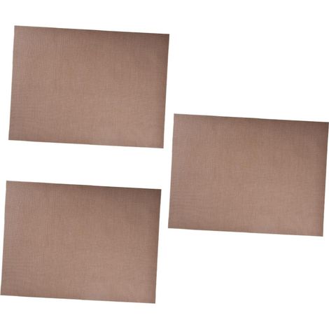 3 Feuilles Tapis de Cuisson Non Adhérent Réutilisable Résistant Haute Température pour Pâtisserie Barbecue Snacks et Usage Domestique'sizename'40X30X0.01cm (1/5)