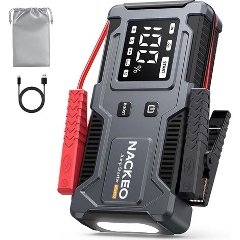 Starthilfe Powerbank 6000A 12V für Benzin/Diesel, mit LED & Display (1/5)