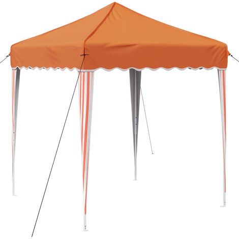 Pop-up Party Tent 195 x 195 x 245 cm Orange Oxford Fabric vidaXL (1/5)