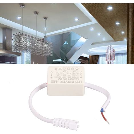 Driver LED à courant constant 300 mA, entrée AC85-265 V, sortie 6-12 V CC, connecteur de driver d'alimentation, transformateur pour lampe LED. (1/5)