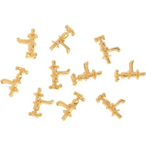Ensemble de 10 accessoires de robinet en mtal pour jouets lchelle 112 (1/5)