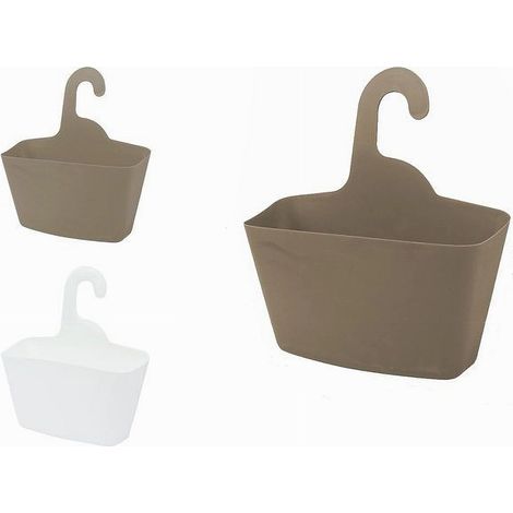 Cleafe - Porta Oggetti Cestino Con Gancio Appendere Doccia Bagno Casa Colori Vari 79460 - (1/5)