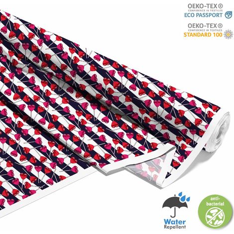 Outdoor dekostoffe oxford - Motiv Herz Lutscher (1/5)