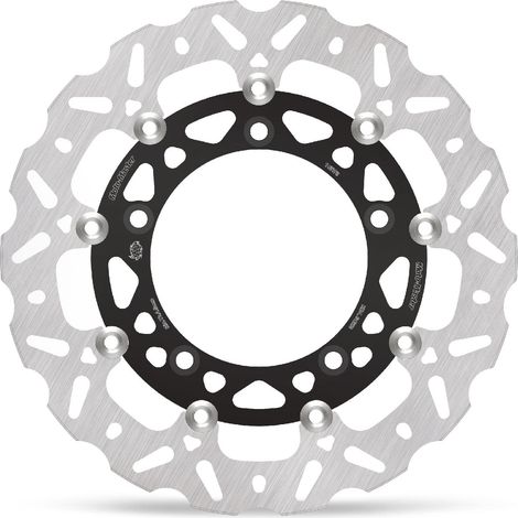 Disco de freno delantero flotante MOTO-MASTER NITRO ROAD (centro de aluminio) para Suzuki GSF, SFV, SV (290 x 121,5 x 5) (ver descripción del producto)