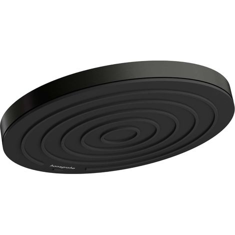 Hansgrohe Pulsify S - Soffione doccia, diametro 26 cm, EcoSmart, cromo nero spazzolato 24141340 (1/2)