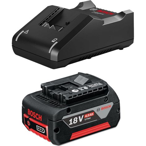 Bosch 18v 4.0Ah Battery Li-ion Cordless 4ah Coolpack & GAL18V40 Fast Charger (1/4)