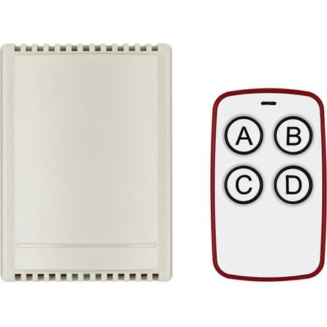 Émetteur et récepteur RF télécommandé 315/433 MHz pour alimentation 6V à 30V DC (1/4)