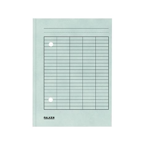 Falken Umlaufmappe 80001571 A4 2 Sichtlöcher gr 100 St./Pack. (1/2)