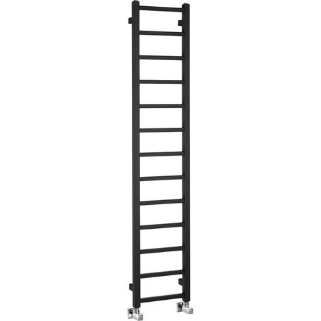 Radiateur de salle de bain METRO LIGHT 300x1500 mm, noir mat (1/4)
