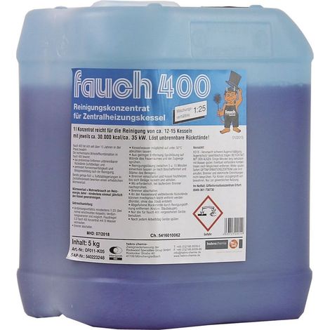Sanit Fauch 400 Reinigungskonzetrat für ölbetriebene Kesselanlagen, 5kg Kanister (1/2)