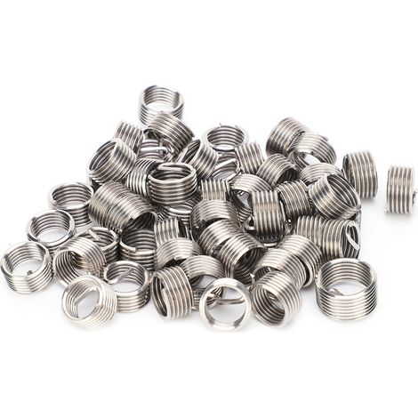 50 inserts filetés mâle femelle réducteur écrou réparation outil inox fixation M10x1.25 1D (1/5)