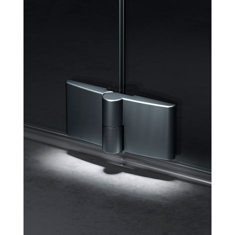 Avito Vario Wannenklappwand 2tlg. links,1100mm, Glas H1, cenit-chrom