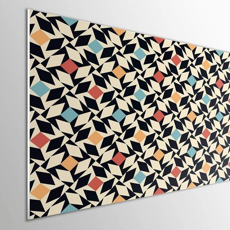 Tête de lit de PVC imprimé, 5 mm d'épaisseur.Tête de lit modèle Abira, 115x60cm (1/5)