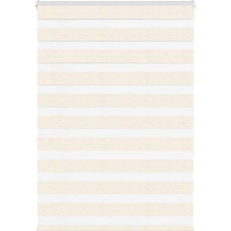 Doppelrollo Marmorbeige 115x150cm Stoffbreite 110,9 cm Polyester