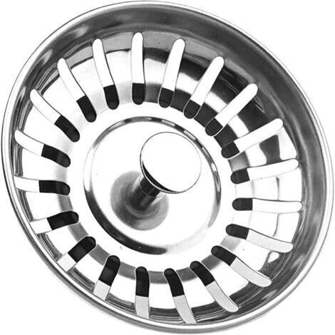 Bouchon de vidange d'évier de cuisine en acier inoxydable, alésage 78 mm (1/5)