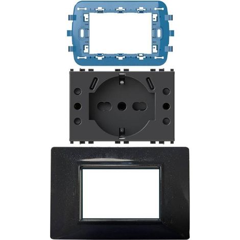 Kit presa usb integrata compatibile vimar plana 4box 4busbp503kitan