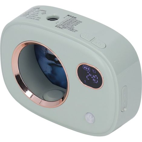 Diffuseur de parfum à ultrasons intelligent avec affichage numérique et aromathérapie, idéal pour les toilettes, le salon et les hôtels (vert). (1/5)