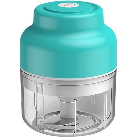 Küchenhelfer, Mini-Akku-Knoblauchschneider, Tragbarer Fleischwolf für Pfeffer, Zwiebeln - 100 ml [D2717]