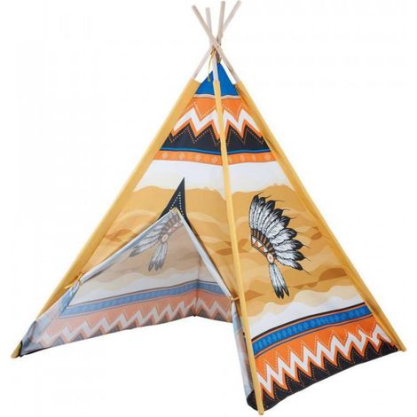 PlayFun Tipi Zelt / Kinderspielzelt, bunt