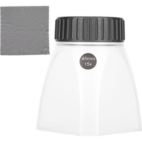 Loupe Cylindrique 15x pour Lecture et Observation d'Insectes, Verre de Loupe de Précision, Outil de Détection avec Manche, Modèle Classique (1/5)