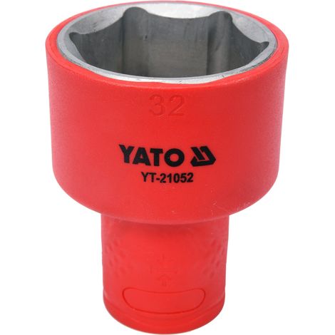 VDE-isolierte Sechskant-Stecknuss 32 mm, 1/2"