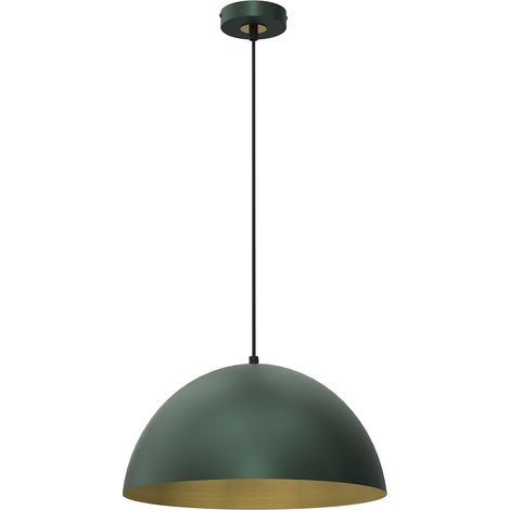 Suspension métal Milagro Beta Ø35 vert doré 1xE27 60W (1/5)