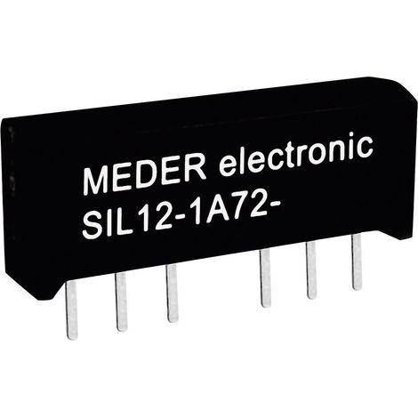 StandexMeder Electronics SIL05-1A72-71L Reed-Relais 1 Schließer 5 V/DC 1 A 15 W SIL-4