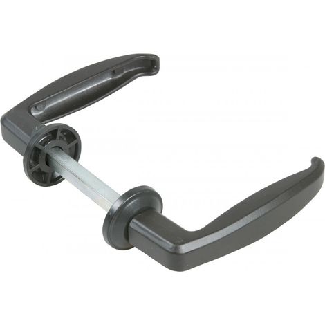 Maniglia per cancello colore nero con grano (1/3)