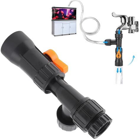 Adapter für Aquarium-Wasserwechsler und Saugheberanschluss für Sand (1/4)