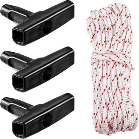 Corde De Démarrage - 3 0 Mm - 10 M - Pour Tondeuse Tronçonneuse Coupe-Bordure - 3 Poignées (1/5)