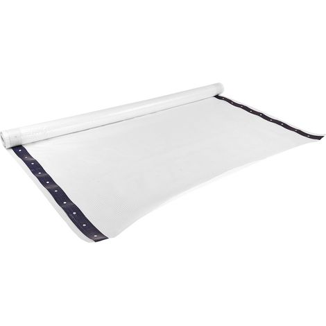 Gitterplane Gitterfolie Gewebeplane Abdeckplane transparent 180 g/m² 2x20 m (1/5)