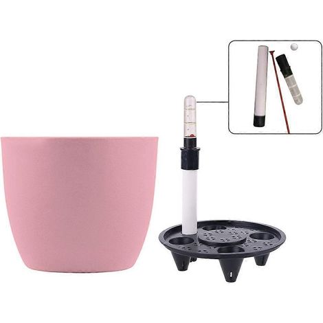 PP 6x5' Pots auto-arrosants intérieurs avec indicateurs de niveau d'eau, jardinières modernes décoratives pour plantes, fleurs et herbes. (1/4)