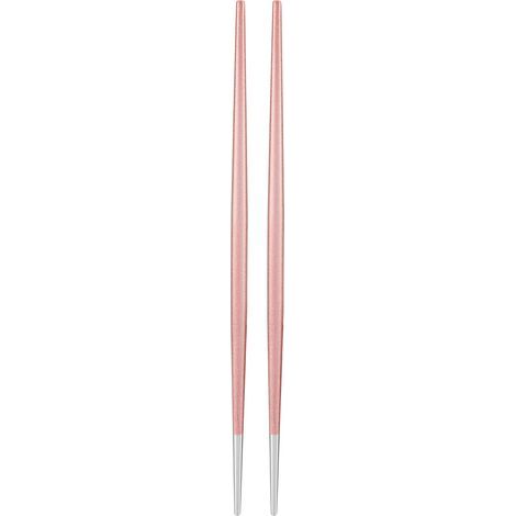 Baguettes Sushi en Acier Inoxydable 304 Doré Japonais - Set de Couverts Noir (1/5)