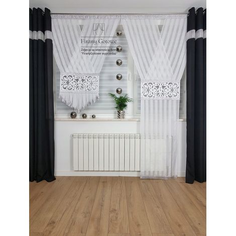 Cortina elegante, panel decorativo, 250 cm de largo. (1/3)