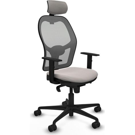 Piqueras y Crespo Jorquera chaise bureau blanc similpiel