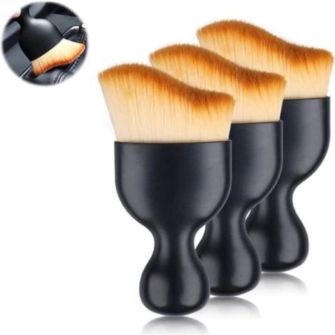 Pinceaux Nettoyage Voiture, Brosse à Détails Automatiques, Automatique de Voiture Détail Brosse pour Moteur/Tableau de Bord, 3 Pcs (1/4)