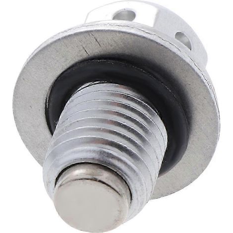 2x Magnetische Ölablassschrauben aus Metall, M12, für ATV und Motorrad, Silber, SZRH AM
