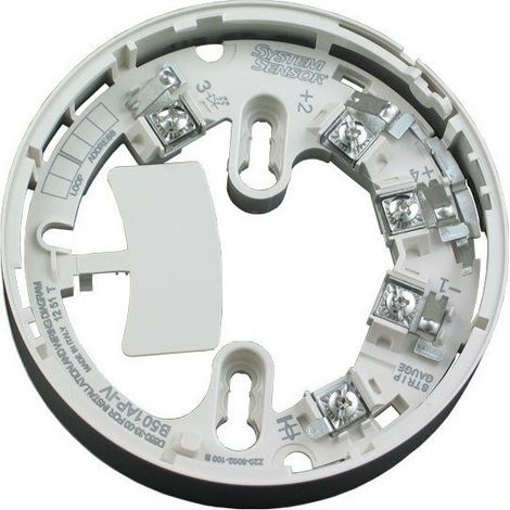 Rivelatore Analogico Base Intel Sensor Bianco ( Notifier Cod. B501Ap )