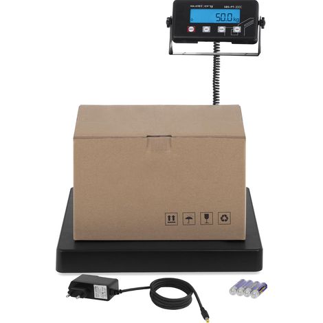 Steinberg Systems SBS-PT-300C Industrielle Postpaketwaage 300 kg / 50 g LED (1/4)