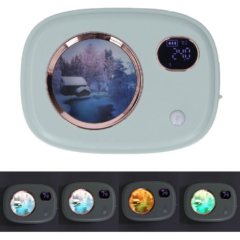 Aromadiffusor mit Doppelfunktion für Wand und Tisch, Duftdiffusor für Badezimmer/Wohnzimmer/Hotel, intelligenter Aromadiffusor mit digitaler Anzeige, USB-aufladbar, umweltfreundlich. (1/5)