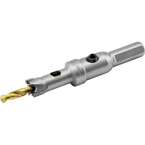 12mm Scie Cloche de TCT Carbure en Métal, Tungstène Foret Trépans pour Métal, l'acier inoxydable, fonte, fer, Aluminium, laiton et plastique (1/5)