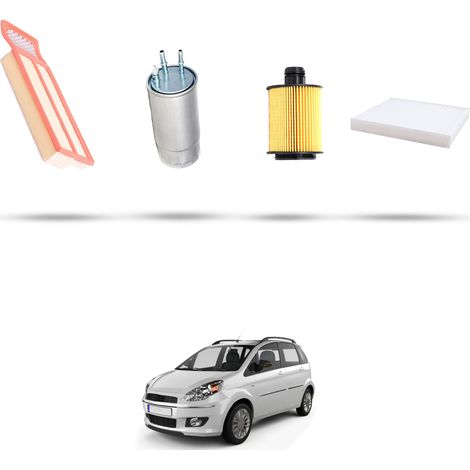 Kit tagliando 4 filtri compatibile con Fiat Idea 1.3 MJTD 16v 70kw dal 2009 (1/5)