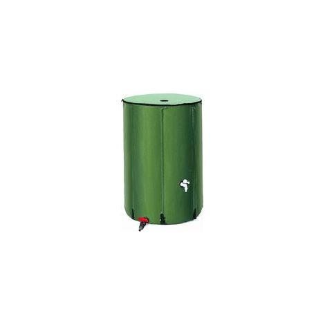 Récupérateur d'eau de pluie 250 L – Cuve en PVC – Équipé d'un robinet de vidange – Pour systèmes d'irrigation et jardinage durable - PRO 250 L (1/5)
