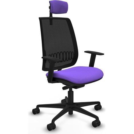 Silla de oficina piqueras y crespo Alares negro espuma inyectada (1/2)