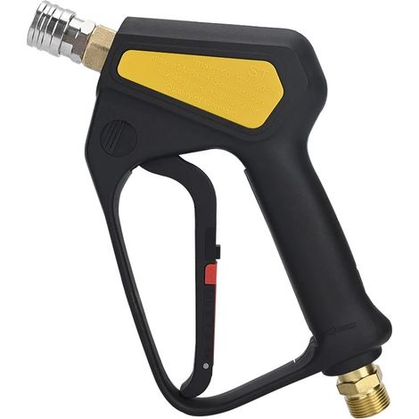 Pistolet de lavage ST-2300 haute pression, gâchette ergonomique, connecteur rapide 1/4", max 310 Bar/4500 PSI, pour laveuse électrique(M22-1.5M pivotant)