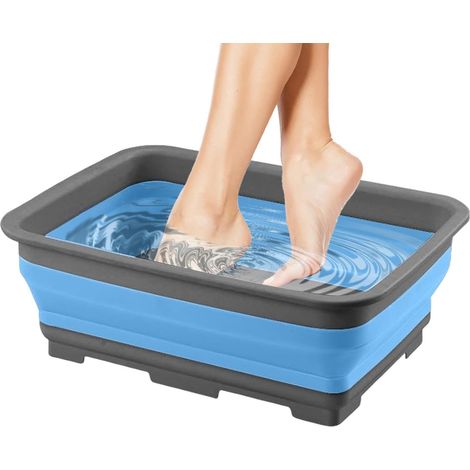 Bacino per immersione dei piedi della piscina Secchio per lavaggio piedi spa - Vasca per ammollo e lavaggio piedi, per spa, piscina, spiaggia, campeggio, pesca, lago, stagno, giardino, cortile (1/5)
